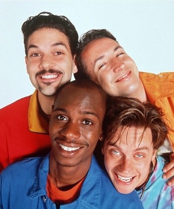 Half-Baked (1997) משתתפים בסרט Harland Williams קני Dave Chappelle ת'רגוד Guillermo Díaz סקארפייס Jim Breuer בראיין